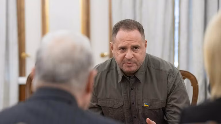 Cựu chánh văn phòng của Tổng thống Ukraine Volodymyr Zelensky, ông Andrey Yermak. Ảnh: Getty.
