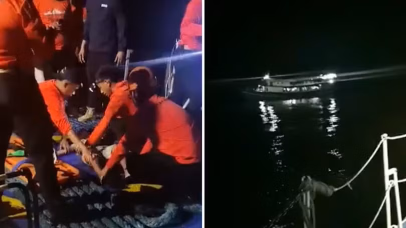 Tàu M/V Trisha Kerstin 3 chở 342 hành khách đang trên đường từ thành phố Zamboanga đến đảo Jolo thì bị chìm vào ngày 26/1. Ảnh: CNA.