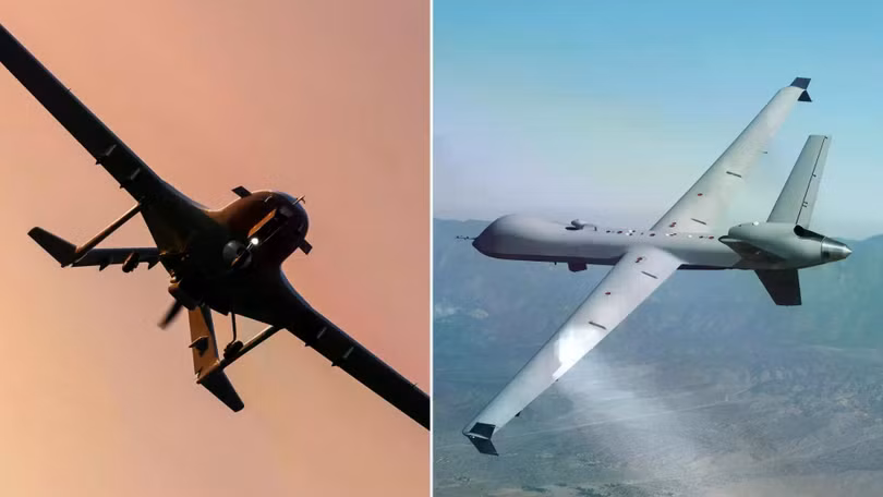 Mặc dù cả hai đều là UAV chiến đấu tầm trung, có khả năng hoạt động bền bỉ trong thời gian dài, nhưng chúng khác biệt đáng kể về kích thước, hỏa lực, thời gian hoạt động, chi phí và nhiệm vụ. Ảnh: IE.