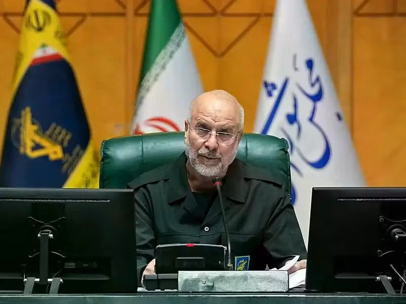 Chủ tịch Quốc hội Iran Mohammad Bagher Ghalibaf. Ảnh: AFP.