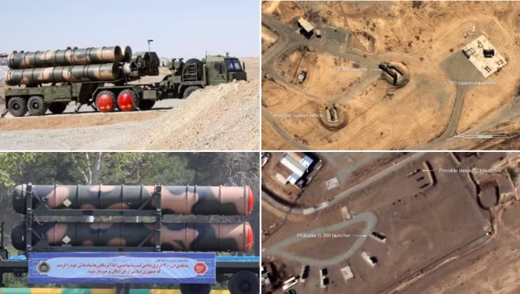 Hình ảnh vệ tinh và bệ phóng của hệ thống S-300PMU-2 cho thấy Iran đang triển khai phòng không dày đặc. Ảnh: MW.