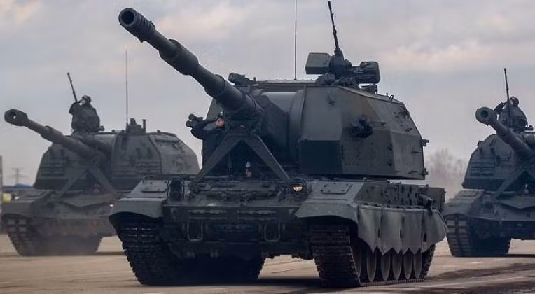 Pháo tự hành Nga 2S35 Koalitsiya-SV 152 mm. Ảnh: MW.