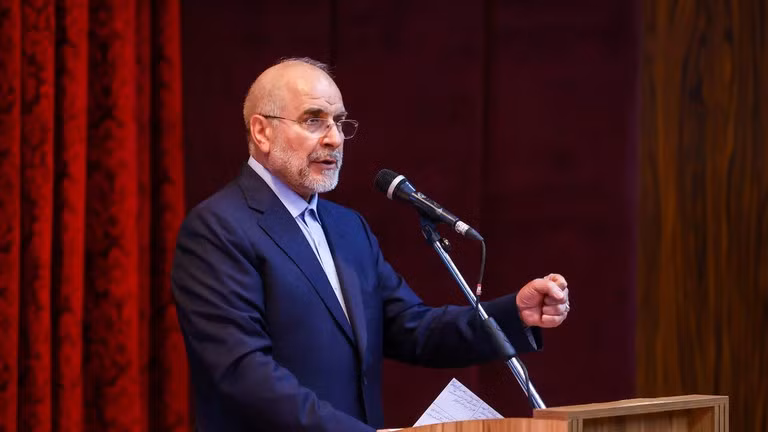 Chủ tịch Quốc hội Iran Mohammad Ghalibaf. Ảnh: Getty.