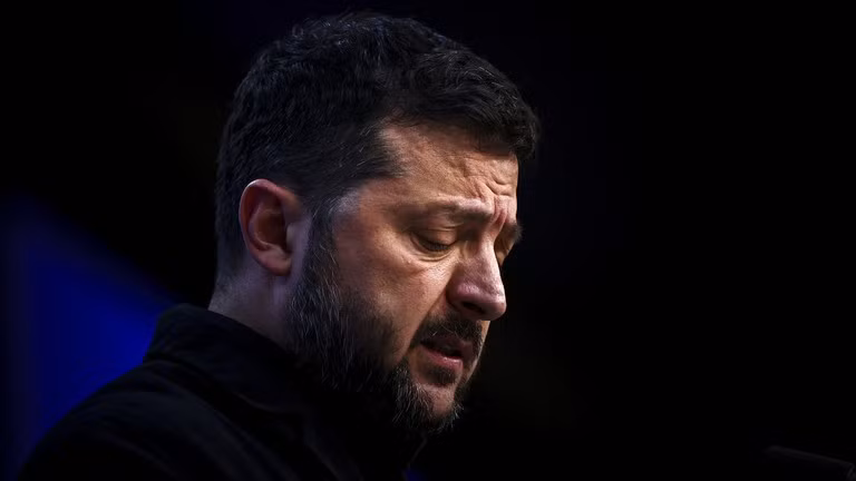 Lãnh đạo Ukraine Volodymyr Zelensky tại hội nghị thượng đỉnh Hội đồng châu Âu ở Brussels, Bỉ, ngày 16/10. Ảnh: Getty.