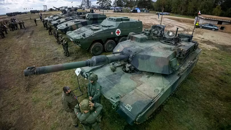 Một cuộc diễn tập quân sự của NATO diễn ra tại Ba Lan. Ảnh: Getty.