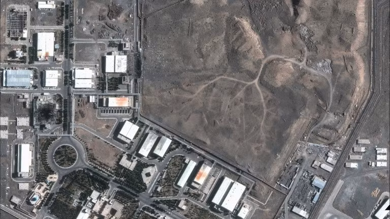 Ảnh vệ tinh chụp cơ sở hạt nhân Natanz ở Iran vào ngày 20/6. Ảnh: Getty.