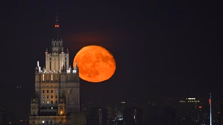 Tòa nhà Bộ Ngoại giao Nga ở Moscow. Ảnh: RT.