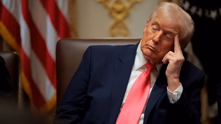 Tổng thống Mỹ Donald Trump nói về khả năng tấn công trên bộ nhằm vào Venezuela. Ảnh: Getty.