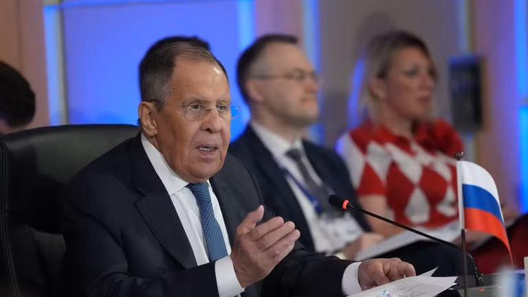 Ngoại trưởng Nga Sergei Lavrov. Ảnh: Getty.