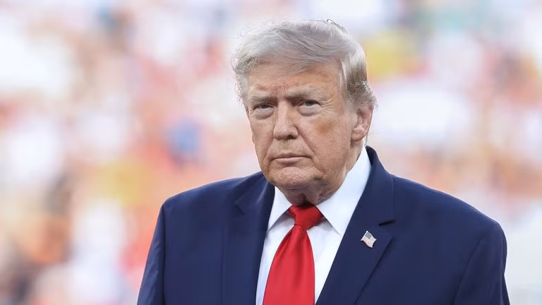 Tổng thống Mỹ Donald Trump tại trận chung kết FIFA World Cup 2026 giữa Tây Ban Nha và Argentina ở East Rutherford, New Jersey, ngày 19/7. Ảnh: Getty.