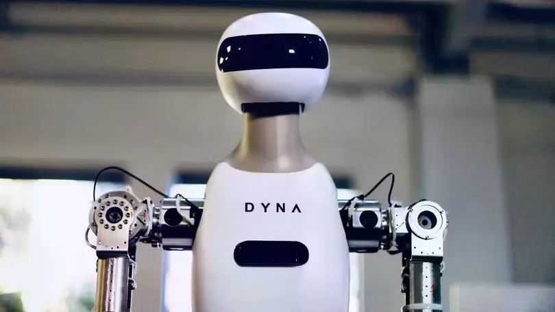 Một robot Dyna được vận hành bởi mô hình robot của công ty. Ảnh: Dyna Robotics.
