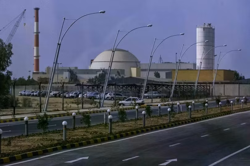 Toàn cảnh lò phản ứng hạt nhân chính Bushehr, cách Tehran 1.200 km về phía nam. Ảnh: Getty.