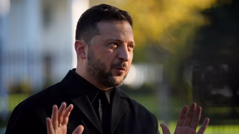 Tổng thống Ukraine Volodymyr Zelensky. Ảnh: Getty.