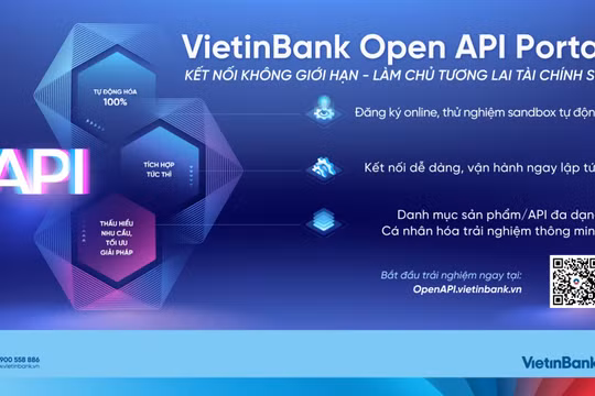 VietinBank Open API Portal phiên bản mới: Đón đầu xu hướng tài chính số thông minh
