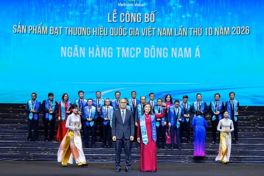 SeABank lần thứ 4 liên tiếp được vinh danh Thương hiệu Quốc gia Việt Nam