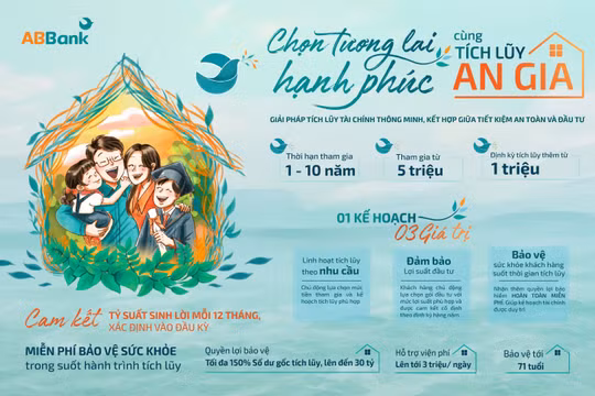 Tích lũy An Gia từ ABBank: Chữ "AN" trong bài toán tài chính của gia đình Việt