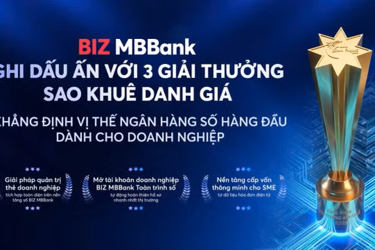 MB ghi dấu ấn với 5 giải thưởng Sao Khuê 2026 