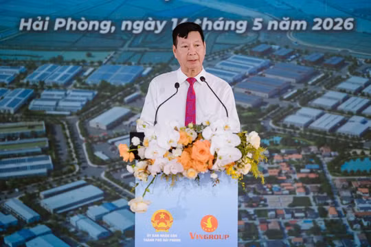 Vinhomes khởi công dự án đầu tư phát triển kết cấu hạ tầng khu công nghiệp Nam Tràng Cát 