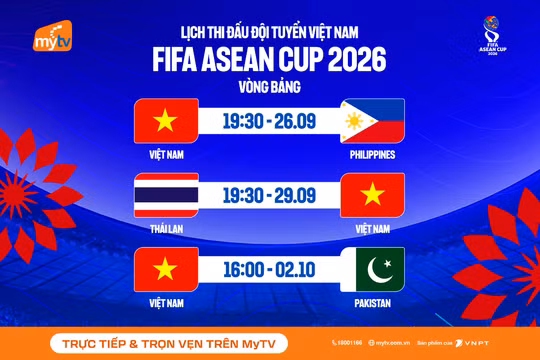 MyTV chính thức sở hữu bản quyền FIFA ASEAN Cup 2026