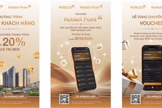 Sunshine Group tặng Voucher NobleX Point, thanh toán tới 20% giá trị BĐS mới