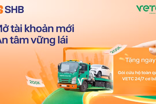SHB tặng gói cứu hộ giao thông toàn quốc VETC cho khách hàng