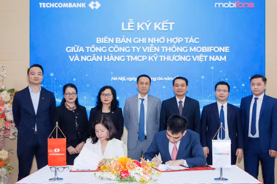 MobiFone và Techcombank ký kết hợp tác toàn diện, kiến tạo hệ sinh thái Tài chính - Công nghệ số 
