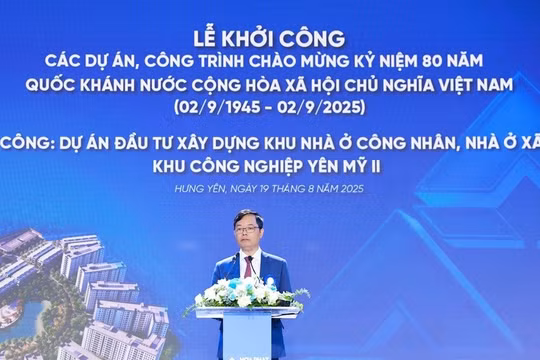 Hòa Phát khởi công dự án khu nhà ở công nhân, nhà ở xã hội KCN Yên Mỹ II gần 5.000 tỷ đồng
