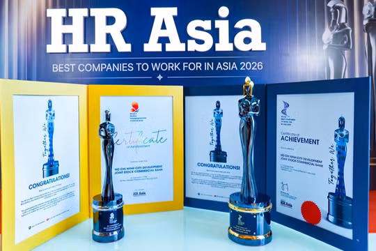 HDBank - Ngân hàng duy nhất 9 năm liên tiếp được vinh danh “Nơi làm việc tốt nhất châu Á”