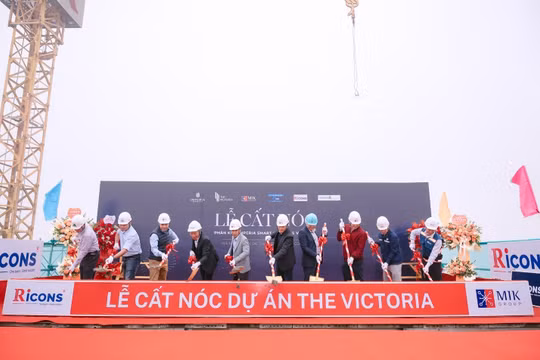 MIK Group cất nóc phân khu Imperia Smart City - The Victoria vượt tiến độ