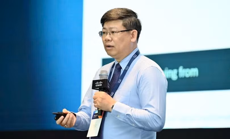 Ông Hoàng Hữu Hạnh cho rằng khi doanh nghiệp chuyển đổi từ thử nghiệm sang ứng dụng AI vào thực tiễn, yếu tố bảo mật và quản trị trở thành yếu tố then chốt. 