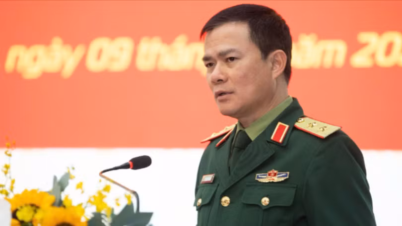 Trung tướng Tào Đức Thắng, Chủ tịch kiêm Tổng Giám đốc Tập đoàn Viettel phát biểu tại Hội nghị.