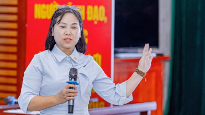 Bà Nguyễn Thị Thu Giang, Phó Chủ tịch kiêm Tổng thư ký Vinasa giới thiệu về Giải thưởng Sao Khuê 2026.