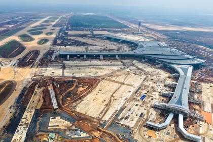 Hình ảnh ghi nhận tiến độ sân bay Long Thành đầu năm 2026.