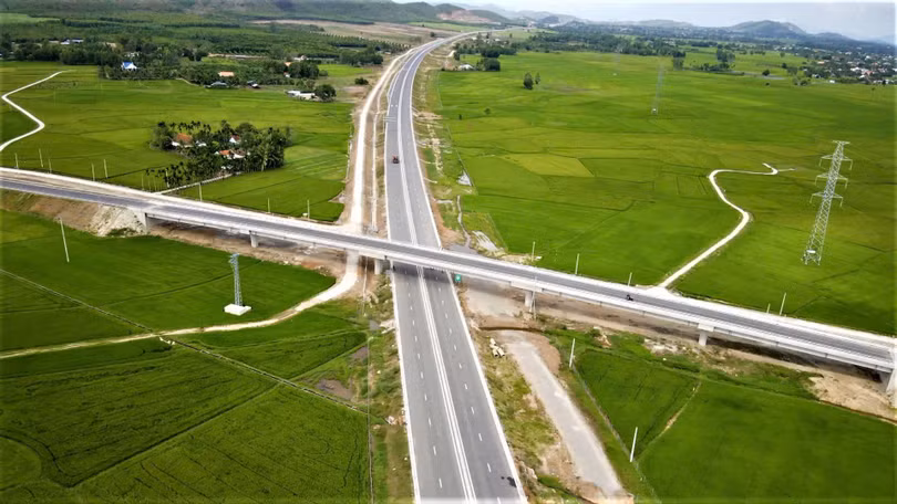 Cao tốc Vân Phong - Nha Tran. Ảnh: Báo Chính phủ