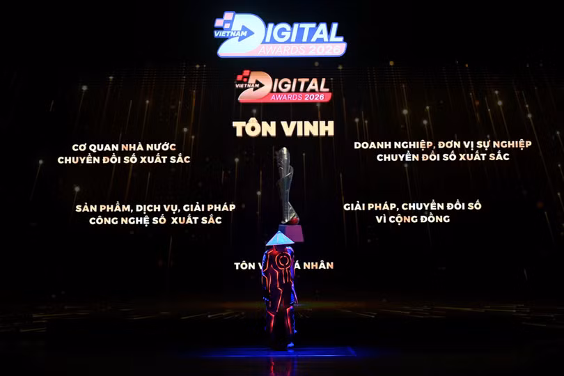 Trao Giải thưởng Chuyển đổi số Việt Nam 2026: Từ trải nghiệm công nghệ đến tôn vinh giá trị thực