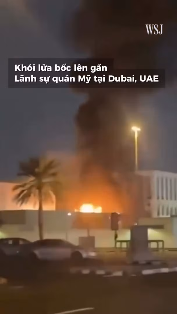Máy bay không người lái tấn công bãi đậu xe lãnh sự quán Mỹ tại Dubai