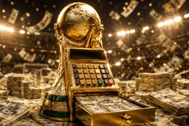 Đằng sau mỗi kỳ World Cup là một cỗ máy kinh tế khổng lồ chuyển động với công suất tối đa. Ảnh: Getty.