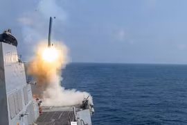 Mỹ đã phóng hơn 1.000 tên lửa Tomahawk trong suốt cuộc chiến với Iran. Ảnh: Getty.