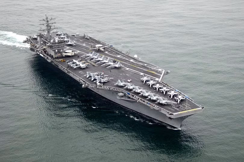 Tàu sân bay Mỹ USS Nimitz (CVN-68) đã vào biển Caribe giữa lúc quan hệ Mỹ-Cuba căng thẳng. Ảnh: Wiki.