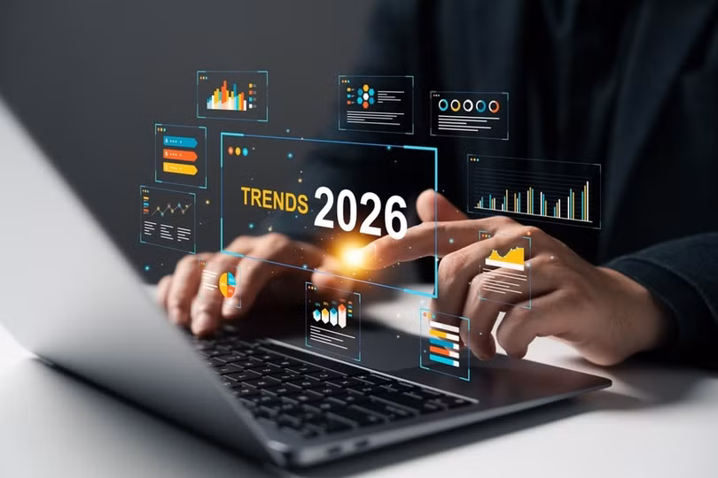 Các tổ chức nghiên cứu thị trường dự đoán 2026 sẽ là năm AI phải chứng minh giá trị thật, trong khi robot hình người, bán dẫn và hạ tầng số bước vào giai đoạn tăng trưởng bùng nổ. Ảnh: Chinatimes.
