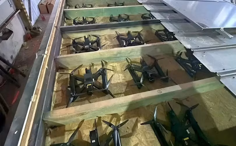 Ukraine đã lập kế hoạch mang tên “M&M’s”, định sử dụng 1.000 UAV mỗi đêm tập kích làm tê liệt các sân bay ở Moscow. Ảnh: Topwar.