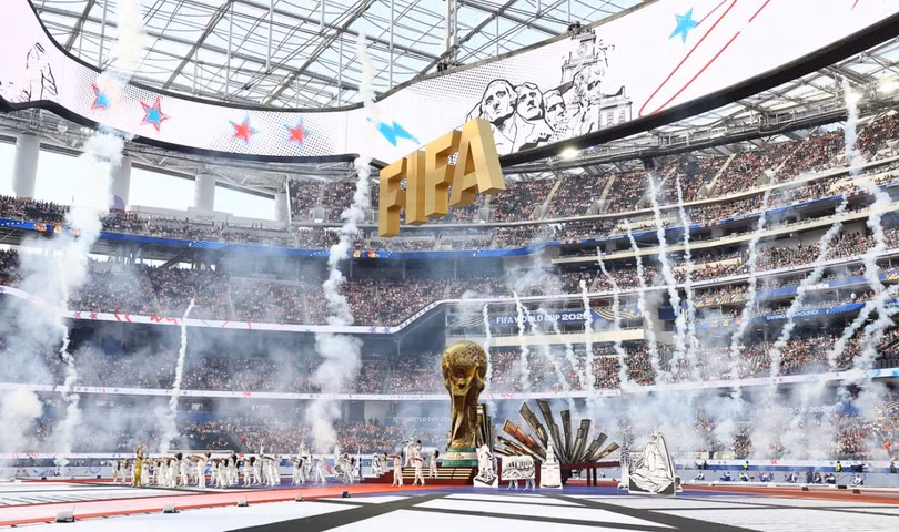 Lễ khai mạc World Cup 2026 tại Los Angeles. Ảnh: Reuters.