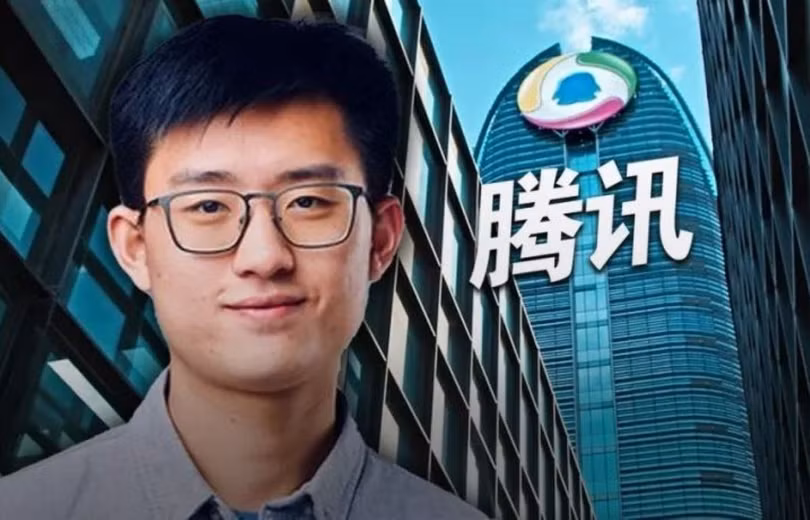Diêu Thuận Vũ, nhà khoa học AI trưởng 28 tuổi của Tập đoàn Tencent. Ảnh: Sohu.