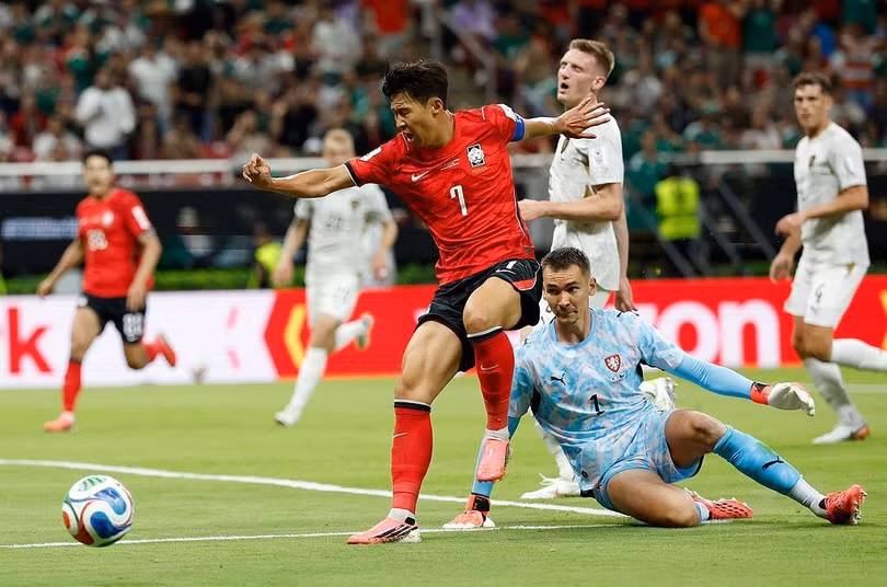 Tuyển Hàn Quốc ra quân thắng lợi, đem lại chiến thắng đầu tiên cho bóng đá châu Á tại World Cup 2026. Ảnh: Thepaper.
