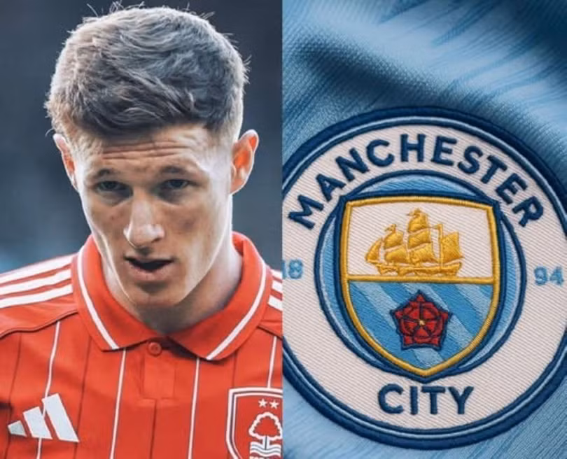 Elliot Anderson từ Nottingham Forest chuyển tới Manchester City với mức phí kỷ lục 135 triệu euro. Ảnh: Worldjournal.