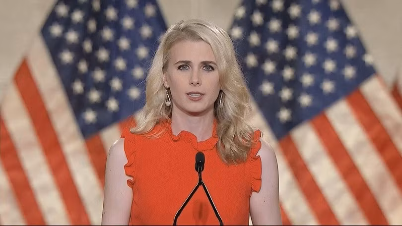 Natalie Harp, trợ lý điều hành của Tổng thống Mỹ Donald Trump. Ảnh: ATVN.