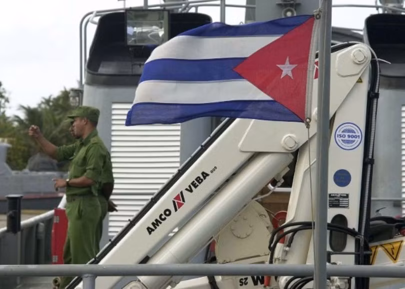 Tàu tuần tra của lực lượng biên phòng Cuba. Ảnh: Dongfang.
