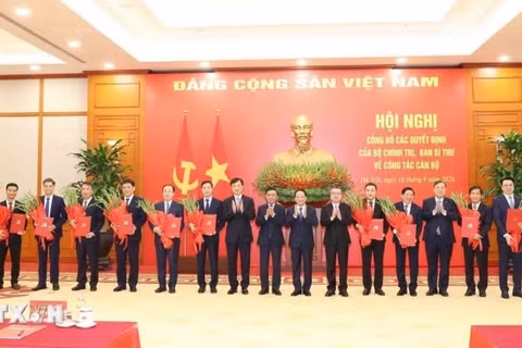 Bộ Chính trị, Ban Bí thư điều động, phân công 12 cán bộ nhận nhiệm vụ mới