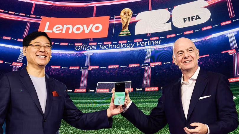 Tập đoàn Lenovo đánh cược vào World Cup để tái định vị thương hiệu AI