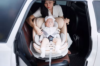 Ghế trẻ em cần được lựa chọn phù hợp với độ tuổi, chiều cao và cân nặng của trẻ để phát huy hiệu quả bảo vệ khi xảy ra va chạm. Ảnh: Chilux.